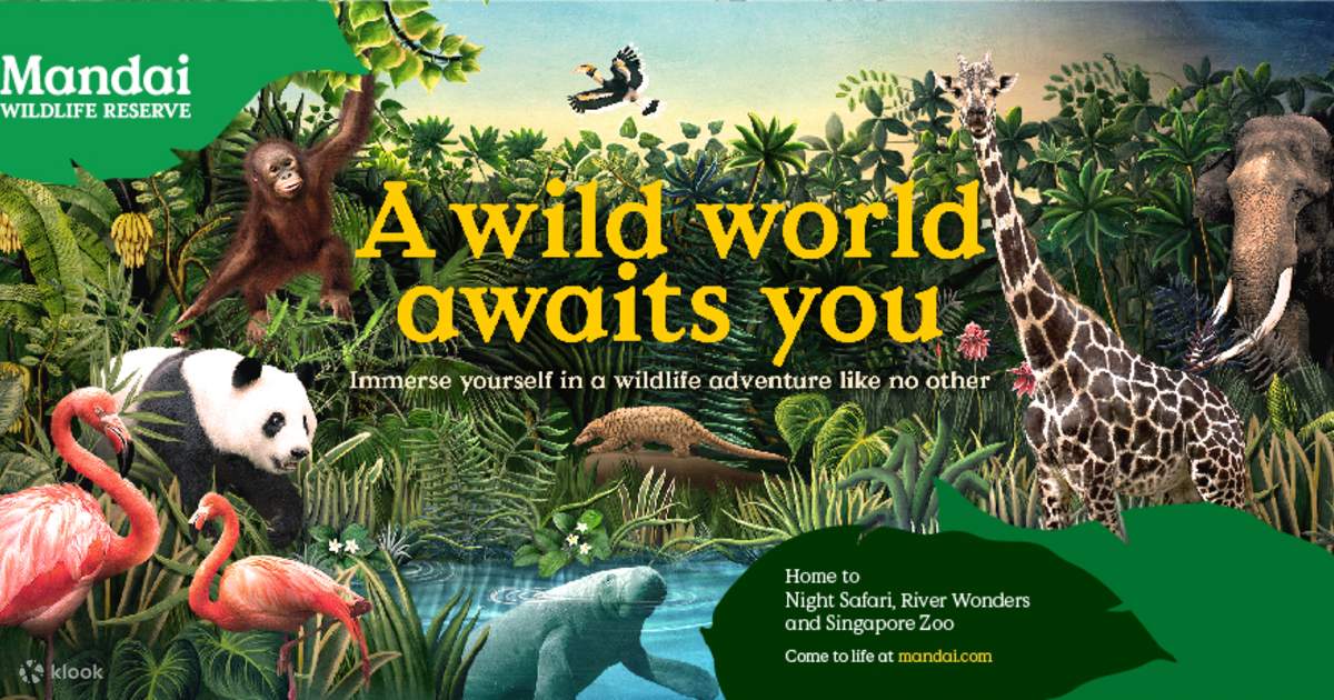 MultiPark and Zoo Pass Singapore Zoo, Night Safari, River Safari, and